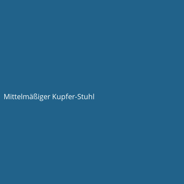 Mittelm&auml;&szlig;iger Kupfer-Stuhl