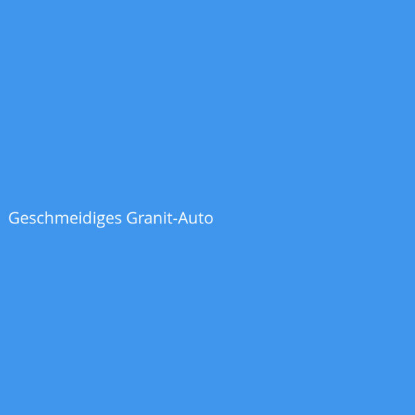 Geschmeidiges Granit-Auto