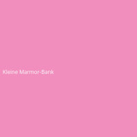 Kleine Marmor-Bank