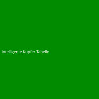 Intelligente Kupfer-Tabelle