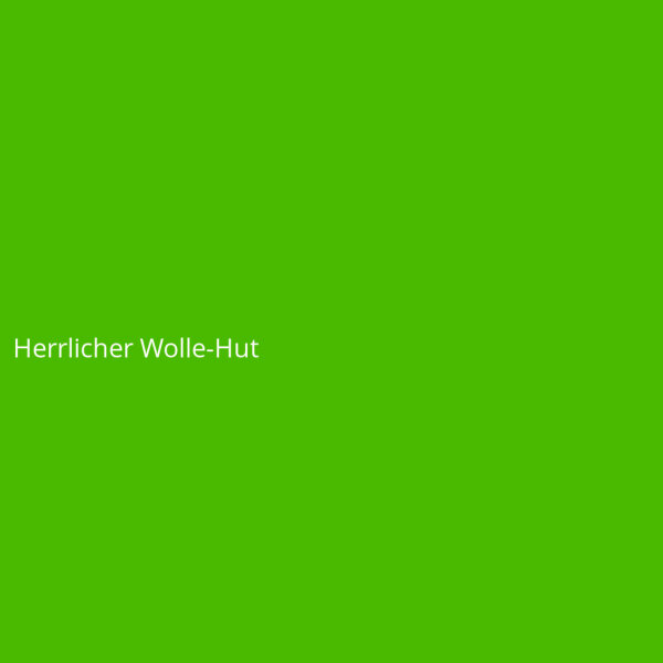 Herrlicher Wolle-Hut