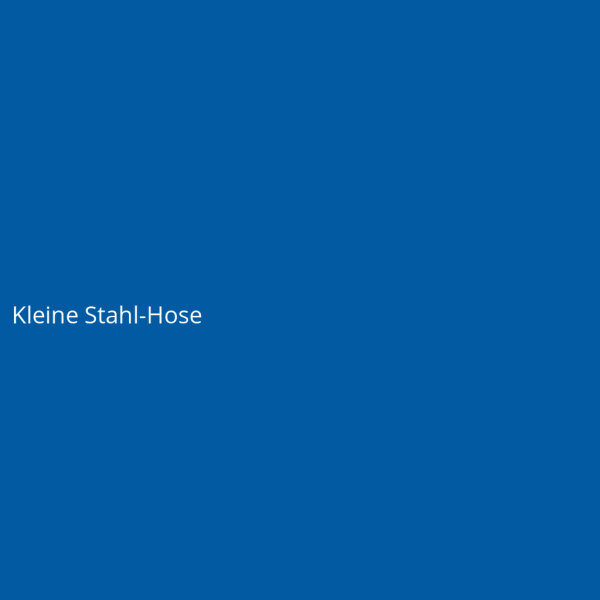 Kleine Stahl-Hose