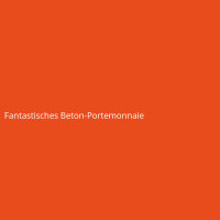 Fantastisches Beton-Portemonnaie